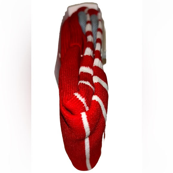 Adidas Team Speed OTC Soccer Socks 1 Pair Youth 13C-4Y Red & White w Logo NEW! - Picture 6 of 8